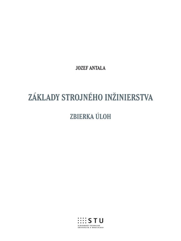 Základy strojného inžinierstva