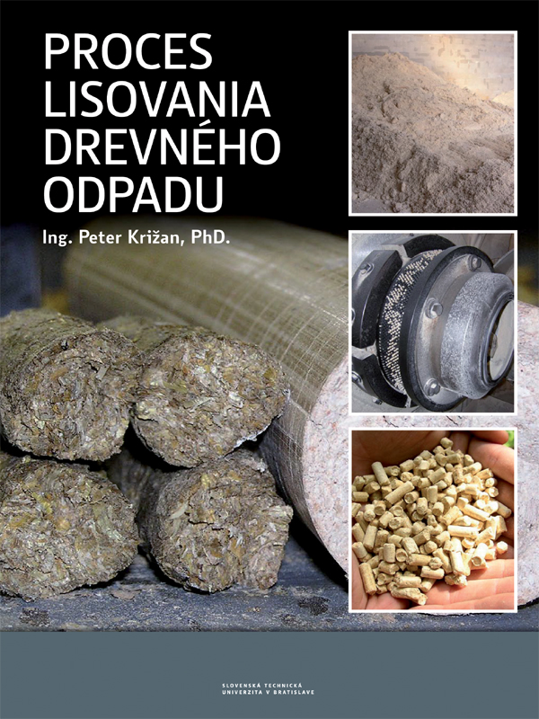 Proces lisovania drevného odpadu