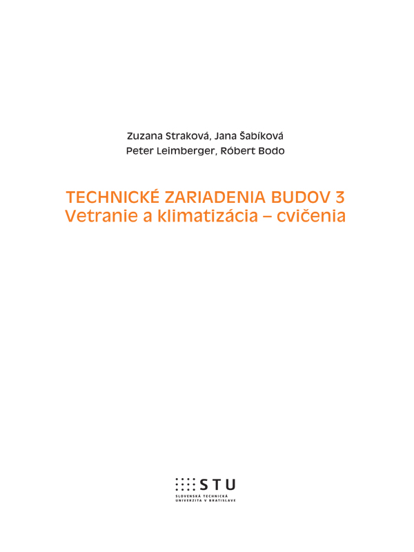 Technické zariadenia budov 3