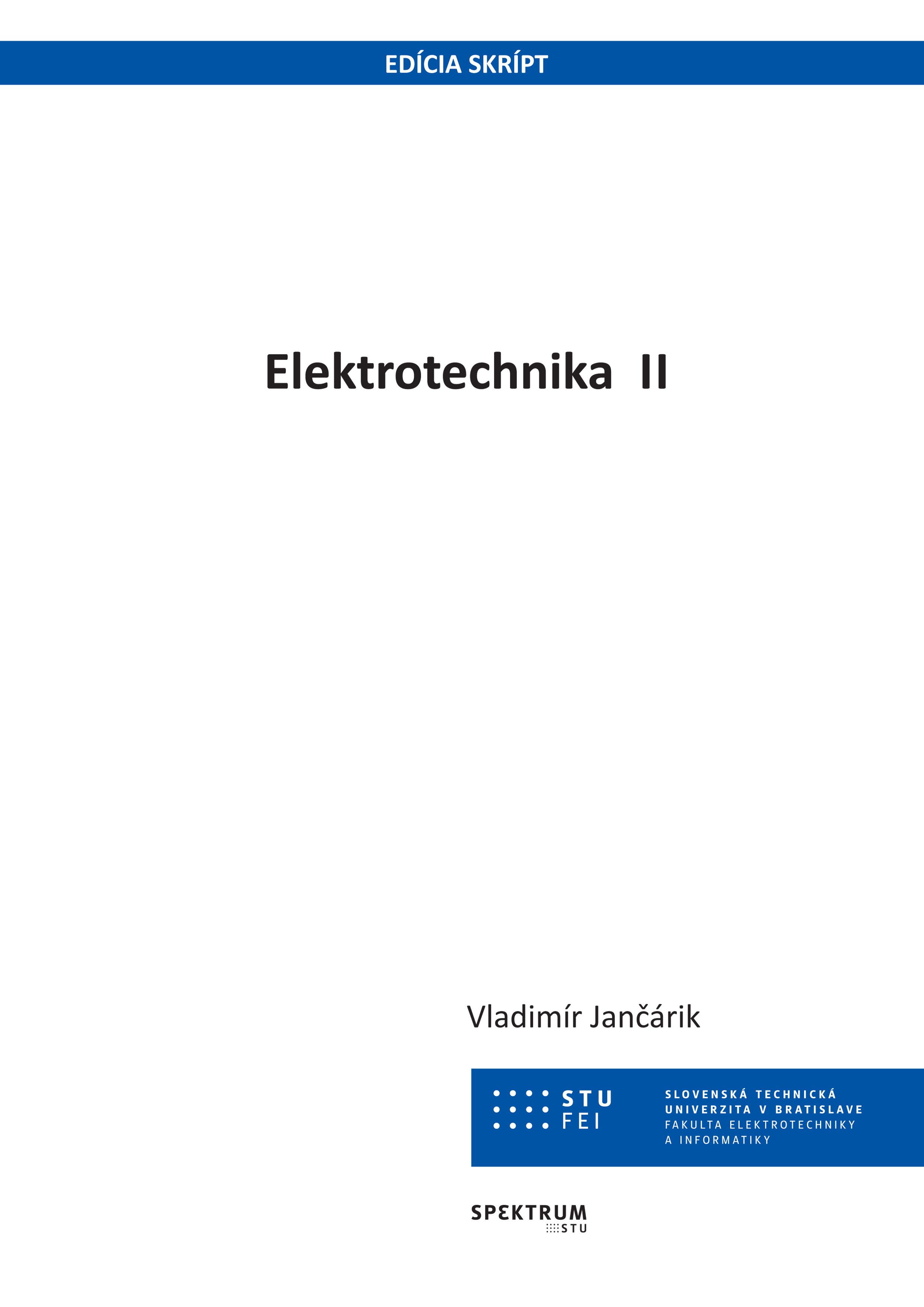 Elektrotechnika II