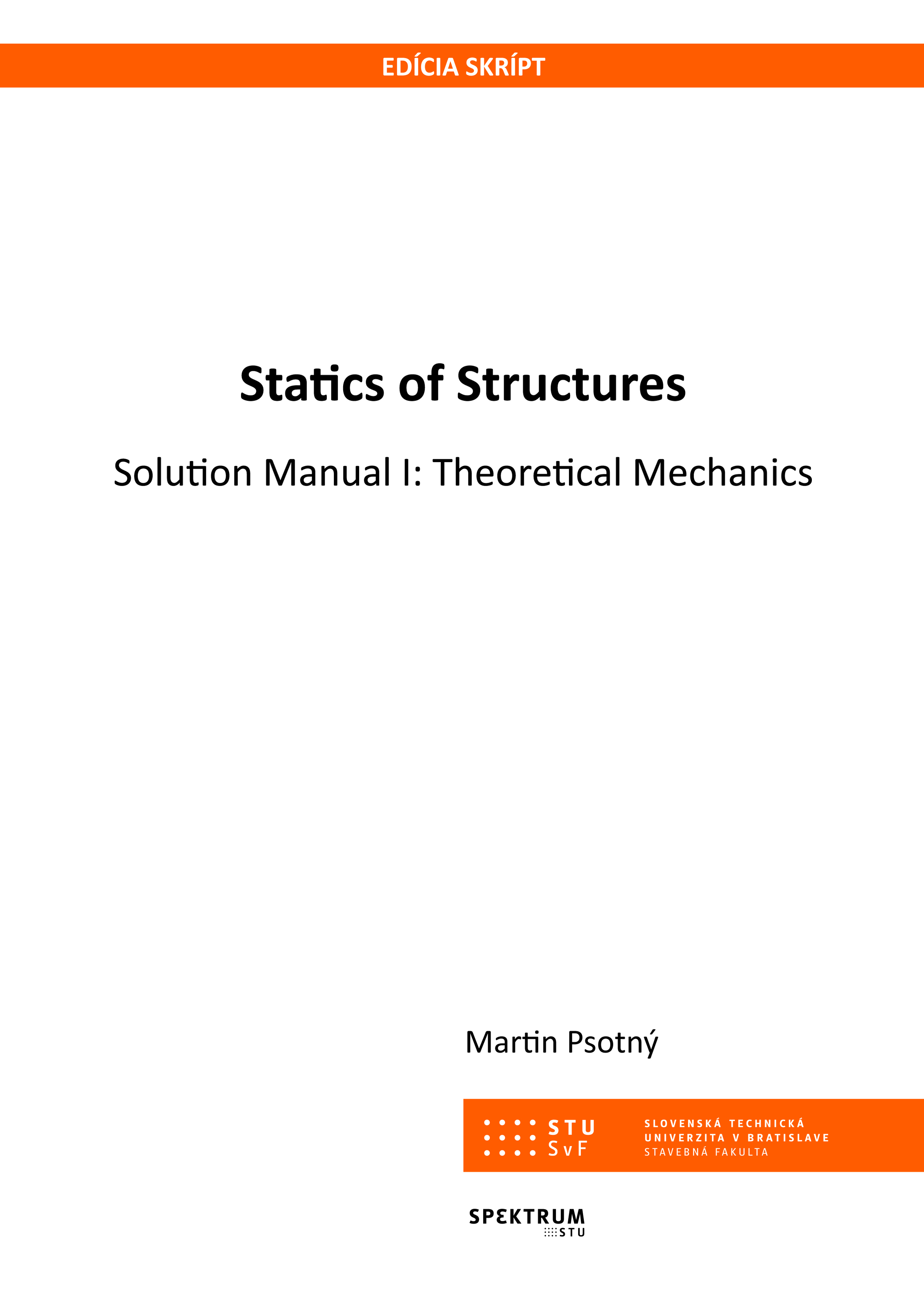 Statics of Structures