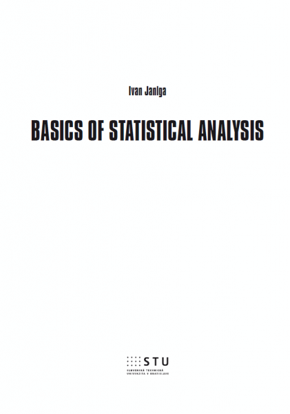 BASICS OF STATISTICAL ANALYSIS