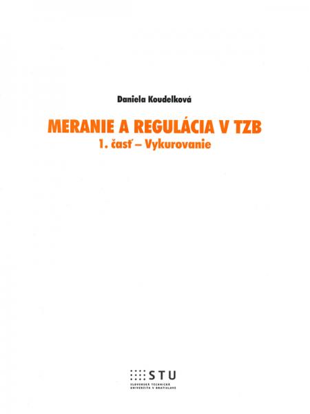 Meranie a regulácia v TZB