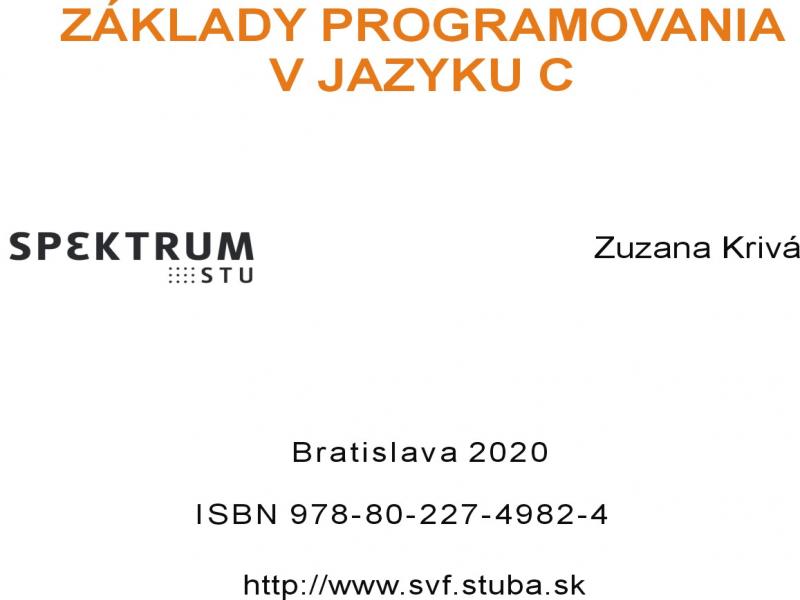 Základy programovania v jazyku C