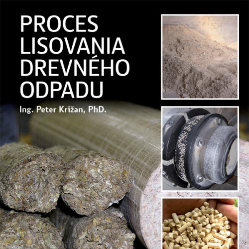 Proces lisovania drevného odpadu