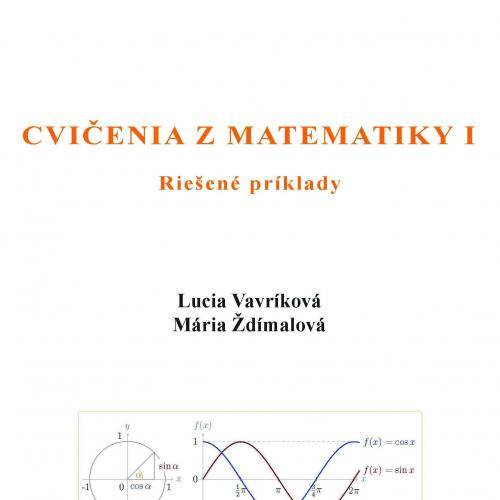 Cvičenia z matematiky I, Riešené príklady