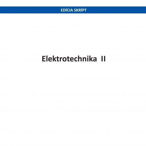 Elektrotechnika II