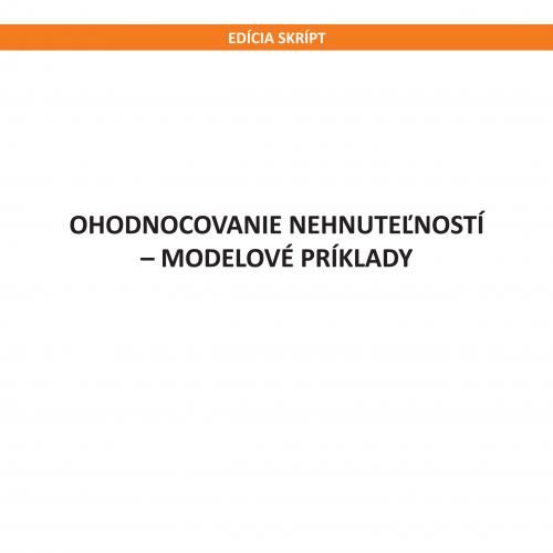 Ohodnocovanie nehnuteľností - modelové príklady